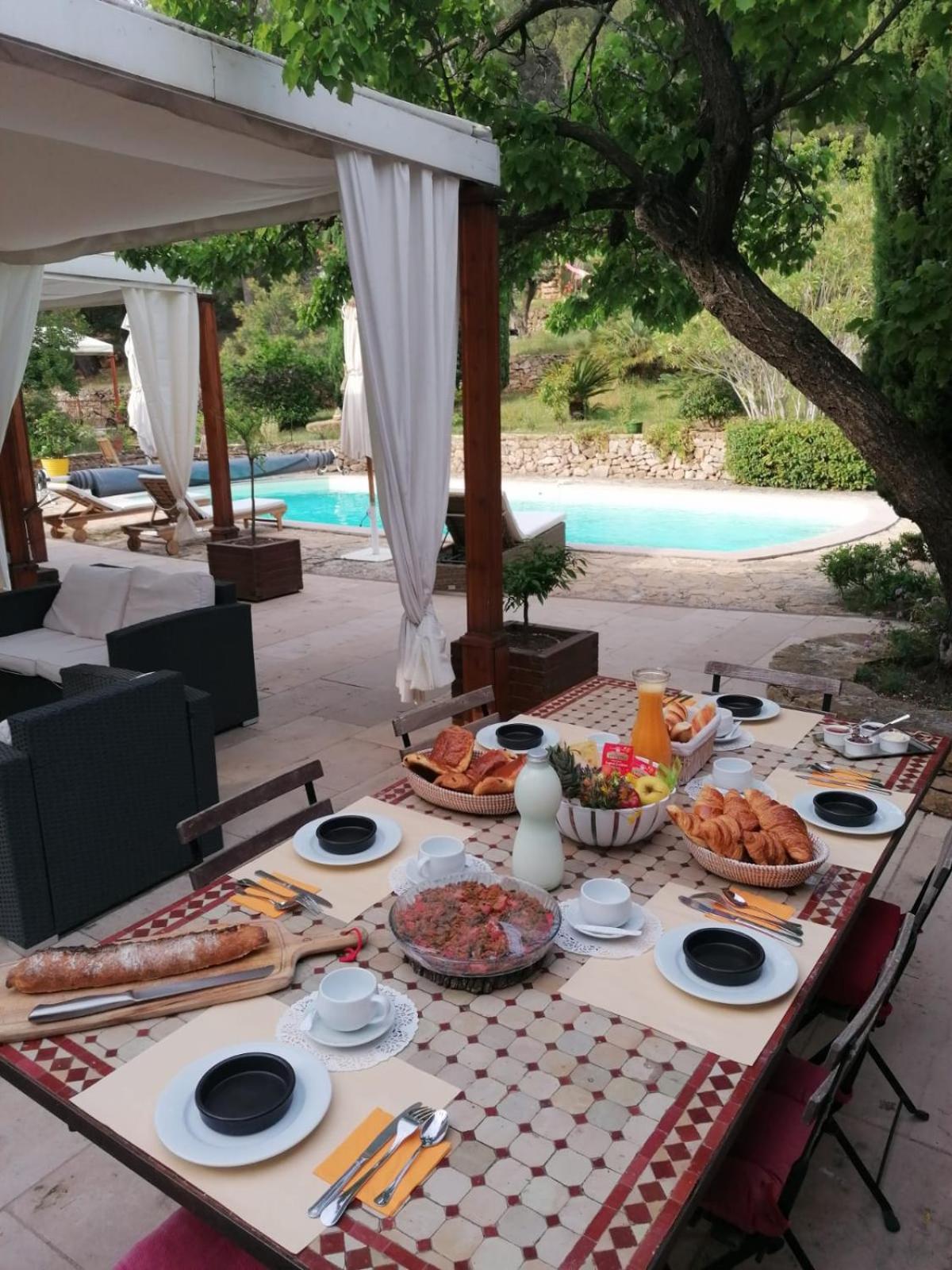 Mas Lei Bancau Bed and Breakfast Le Beausset Exteriör bild